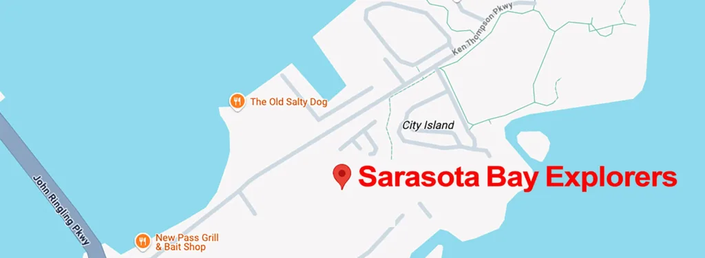 Map of Sarasota Bay Explorers